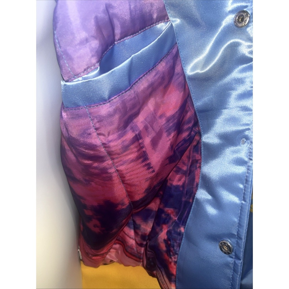 Headgear Classics Jacket Size Large  Crenshaw Mamba Mentality 8 24  Blue Satin - Picture 13 of 16